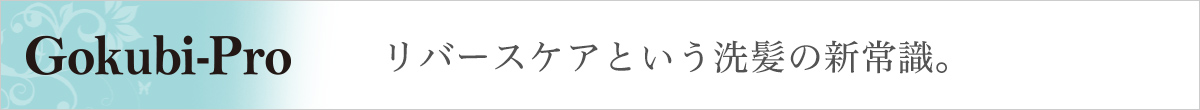 GOKUBI PRO リバースケアという洗髪の新常識。