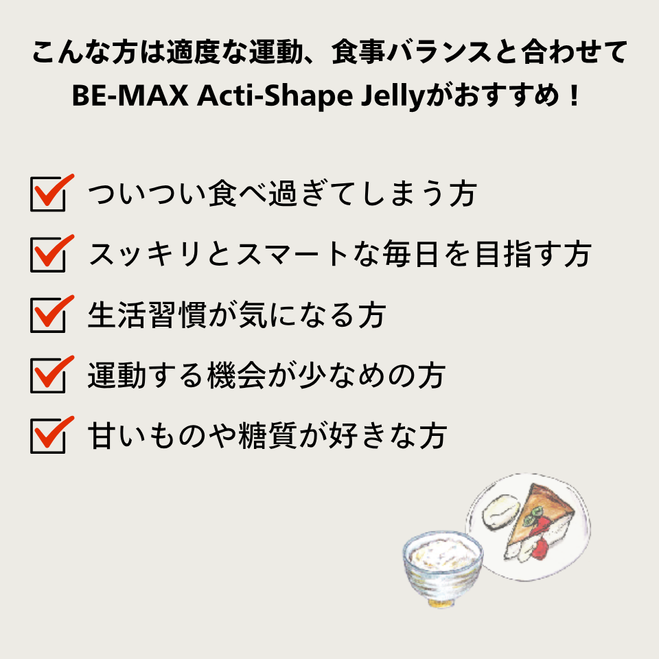 正規販売店】BE-MAX Acti-Shape Jelly（アクティシェイプゼリー）20包入