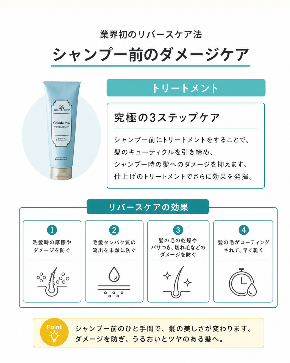 ゴクビプロPREMIUMコンプリートヘアケアセット
